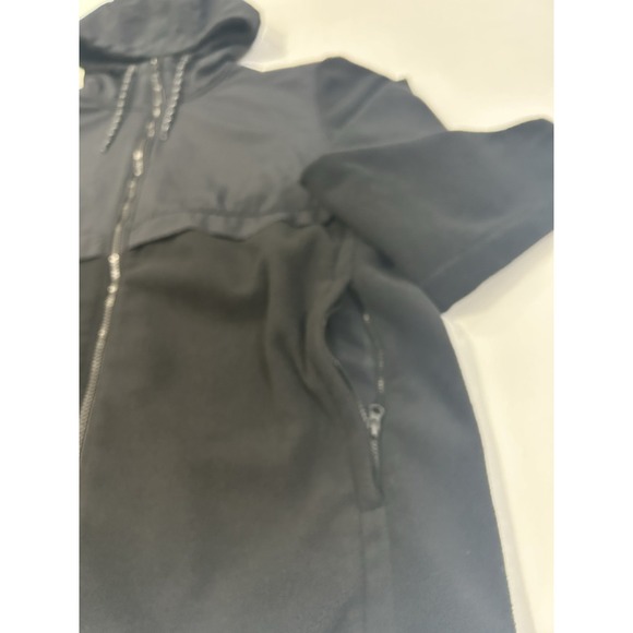 Old Navy Microfleece Hybrid Zip Hoodie Fleece No Logo Great Quality Mens Size M - Picture 5 of 8